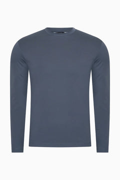 Longsleeve Herren – Steel Blue