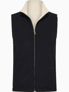 Wendegilet Herren – Onyx Black & Soft Sand