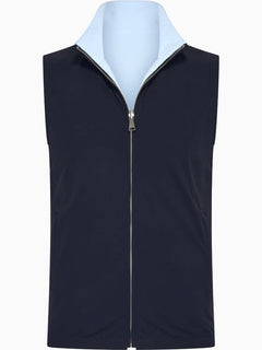 Wendegilet Herren – Deep Navy & Sky Blue