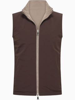 Wendegilet Herren – Rich Espresso & Desert Taupe