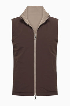 Wendegilet Herren – Rich Espresso & Desert Taupe