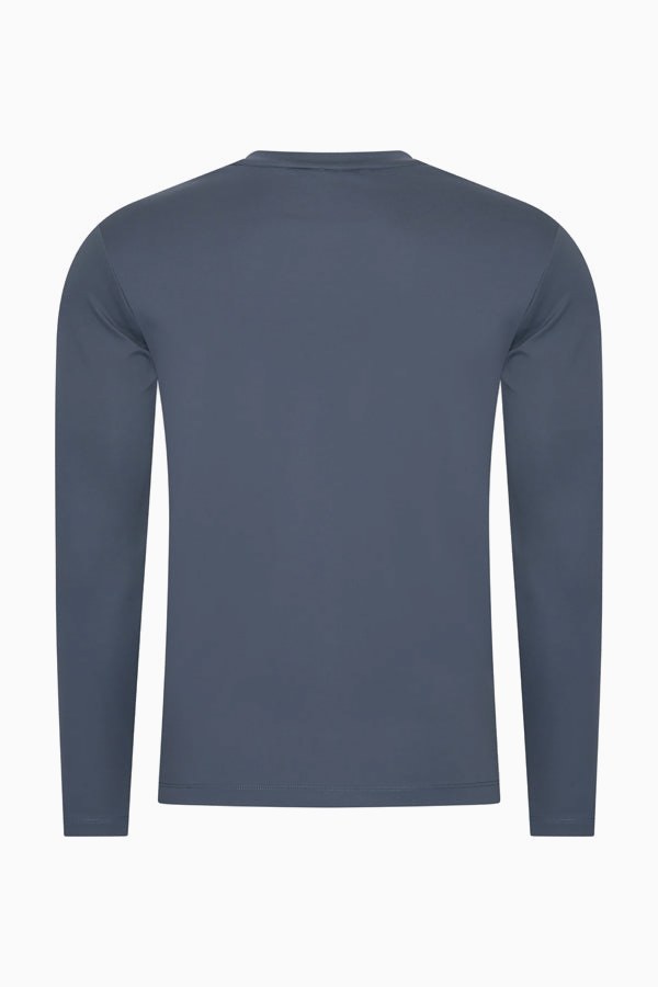 Outfit-Set Herren – Steel Blue & Soft Sand (mit Longsleeve)