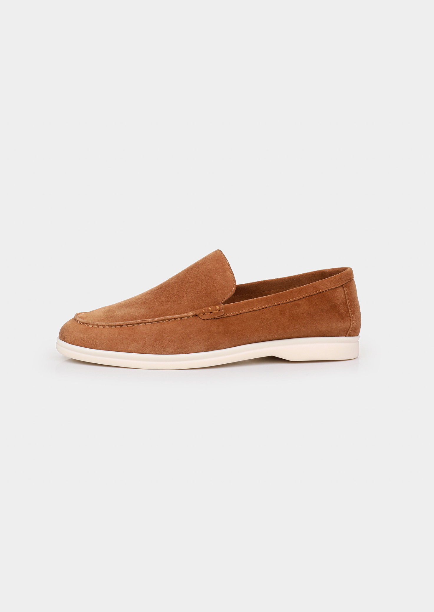 Herren Loafer - Stilvolle Wildleder Slipper in Karamell