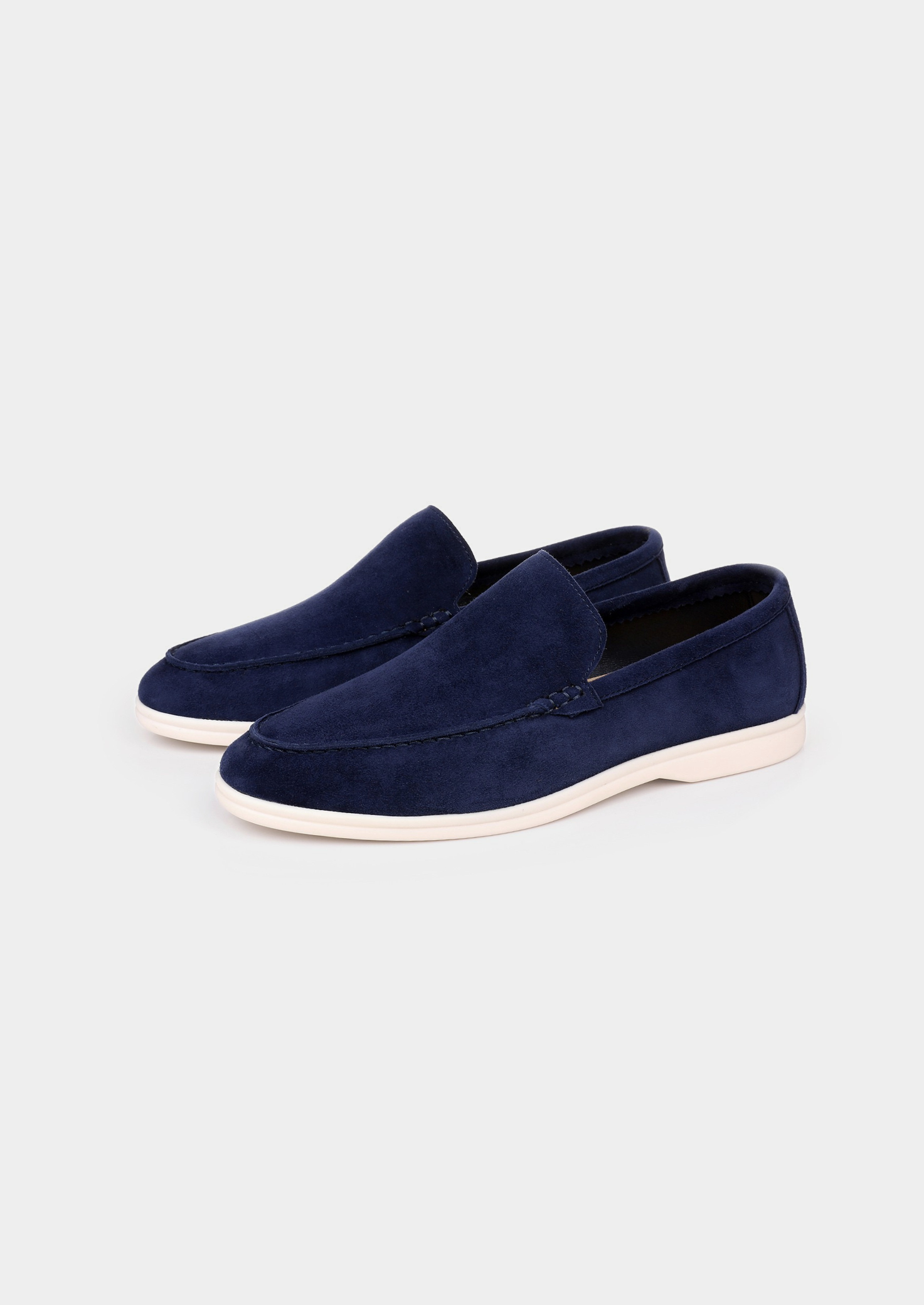 Herren Loafer Marineblau - Wildleder Schlupfschuh