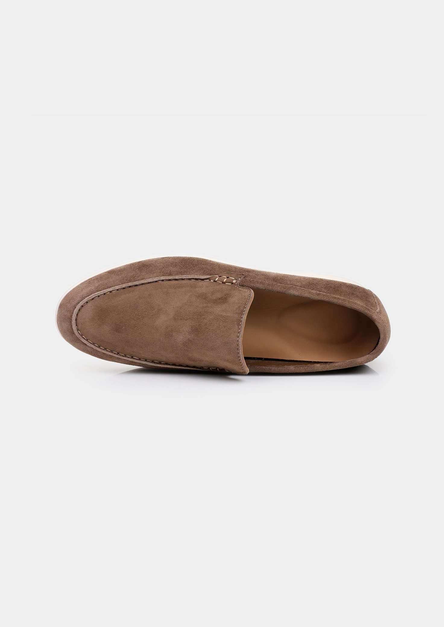 Herren Loafer Lichtbraun - Edle Wildleder Slipper