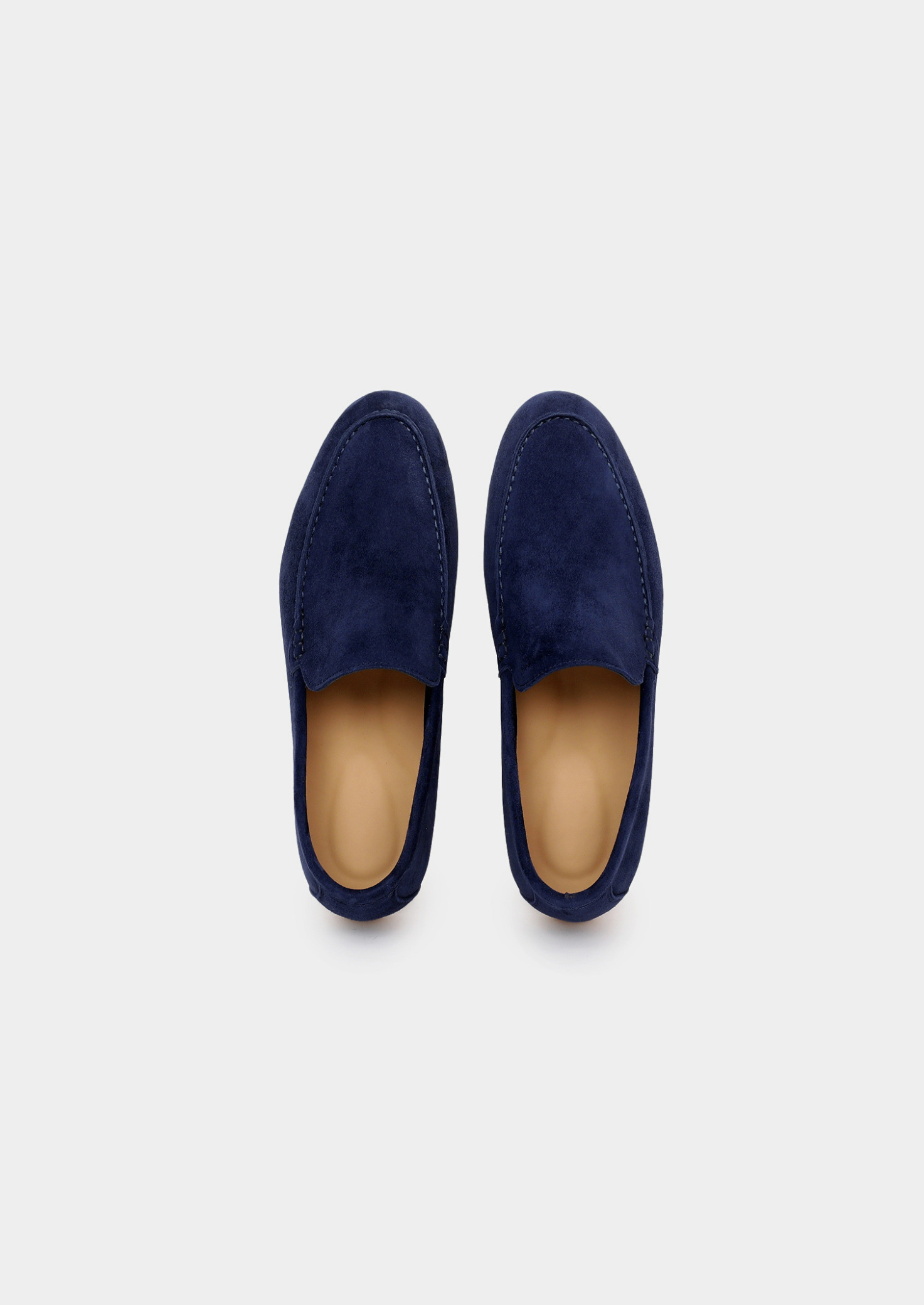 Herren Loafer Marineblau - Wildleder Schlupfschuh