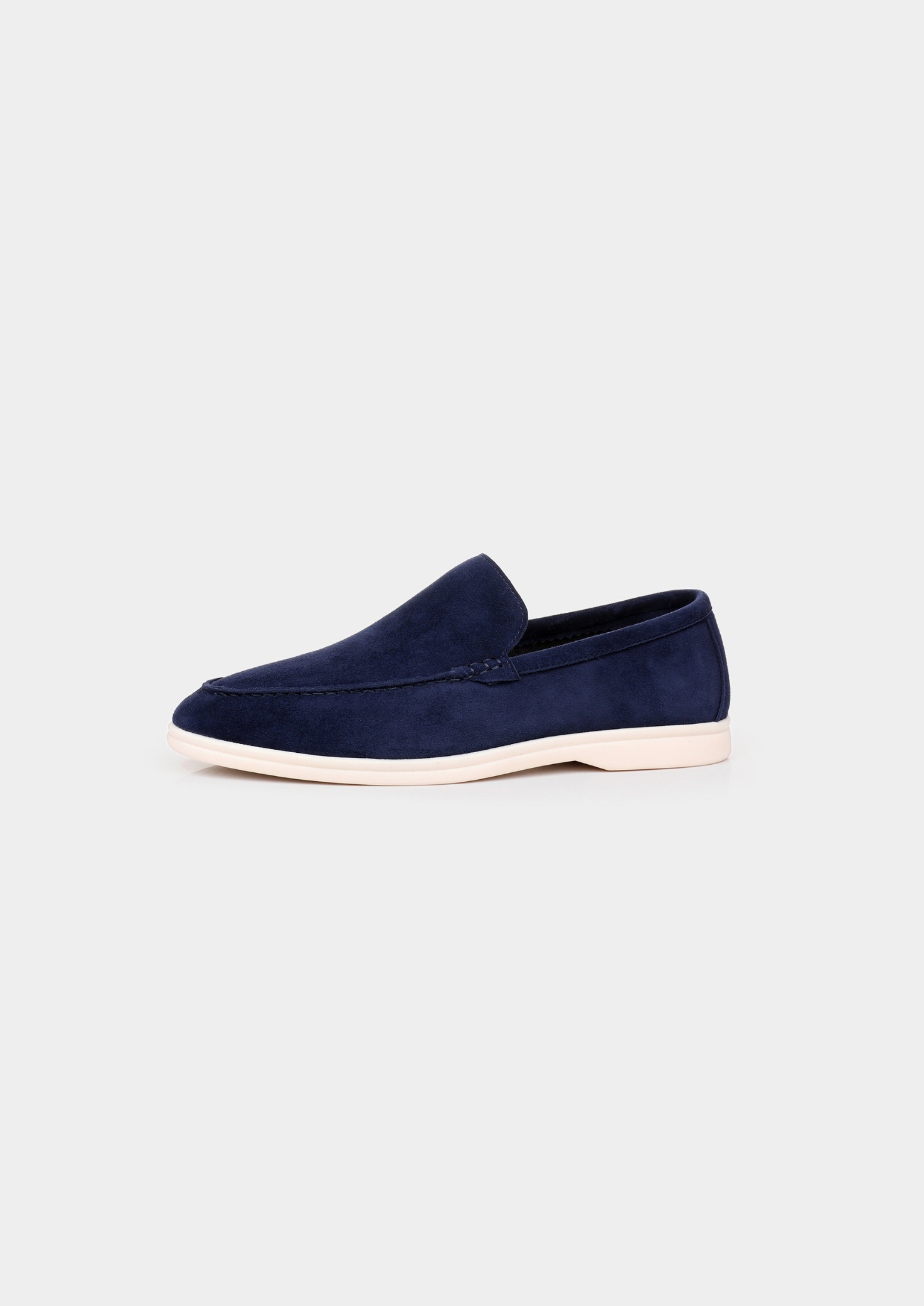 Herren Loafer Marineblau - Wildleder Schlupfschuh