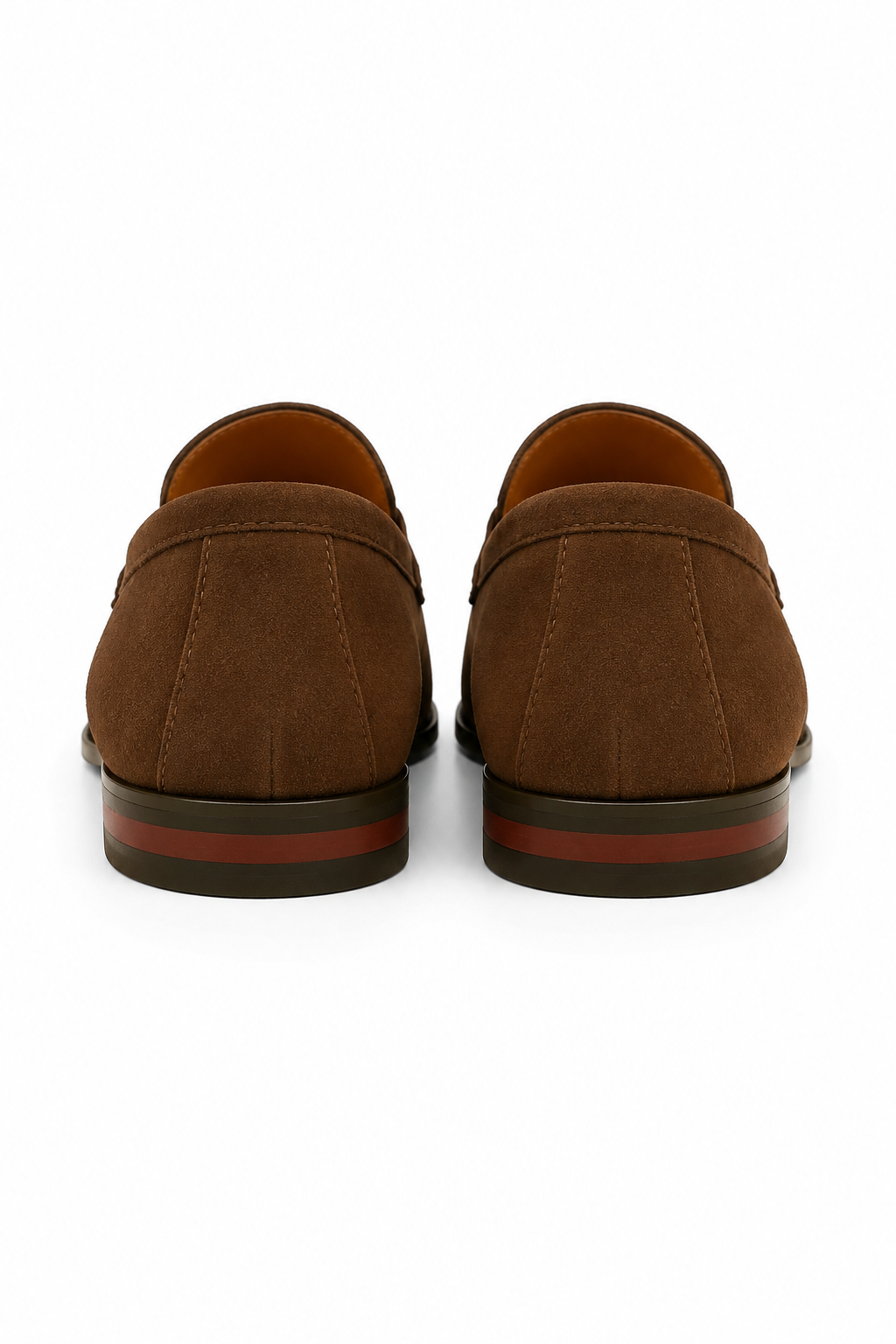 Herren Penny Loafer Braun – Velours-Optik