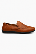 Herren Loafer aus Echtleder in Braun – Atmungsaktive Slip-On Sommerschuhe