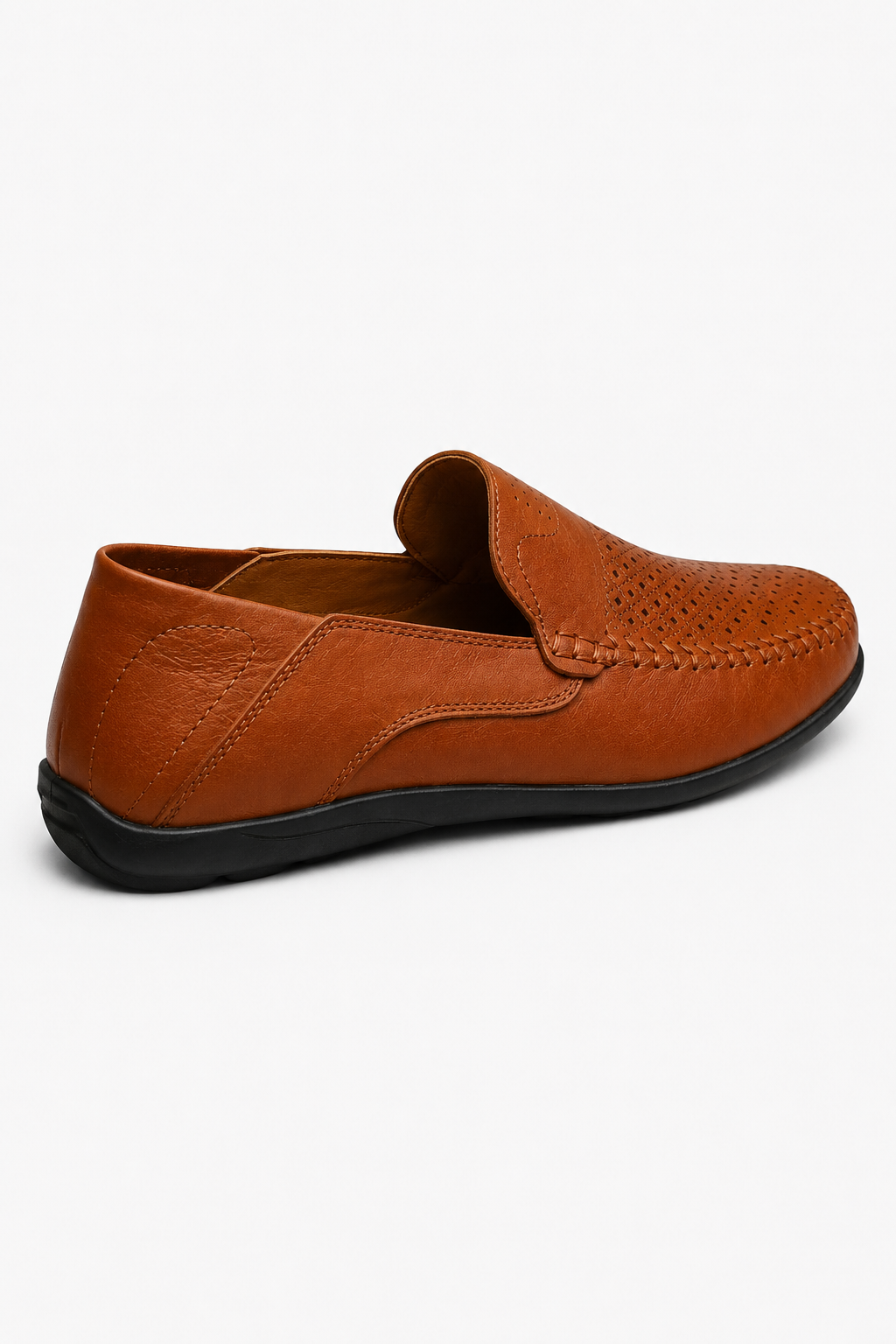 Herren Loafer aus Echtleder in Braun – Atmungsaktive Slip-On Sommerschuhe