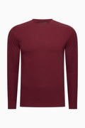 Longsleeve Herren – Cherry Red