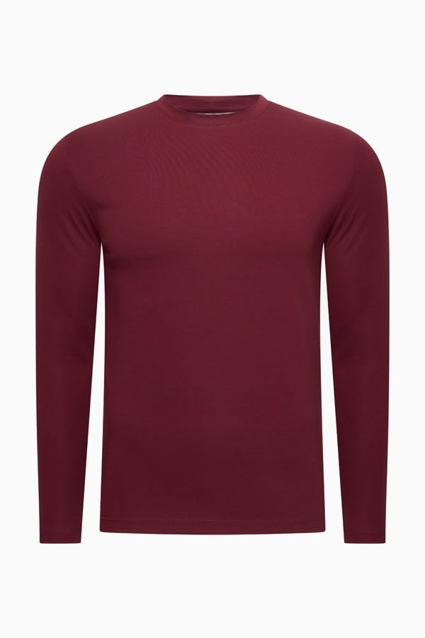 Longsleeve Herren – Cherry Red