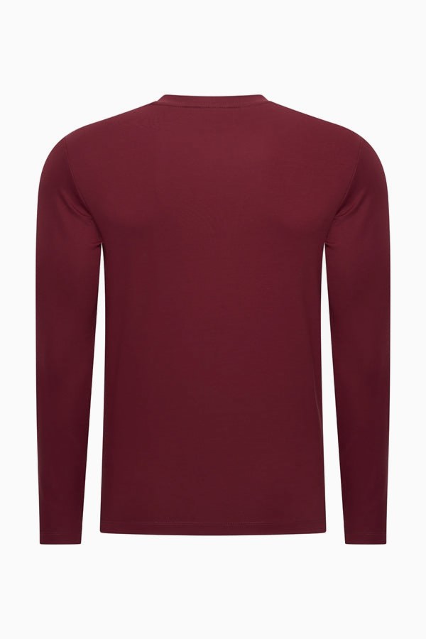 Longsleeve Herren – Cherry Red