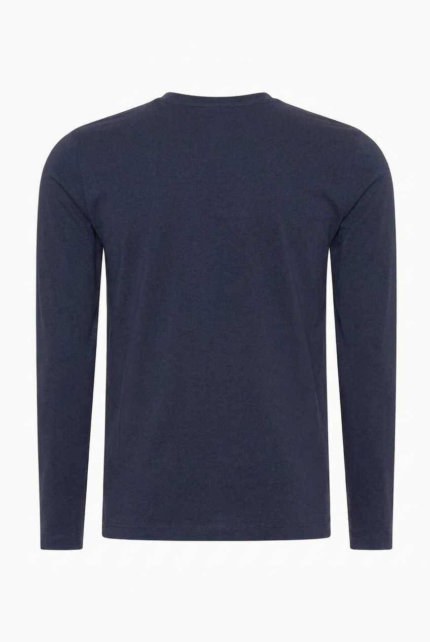 Beyoda Longsleeve Herren Deep Navy — Ärmel-Detail