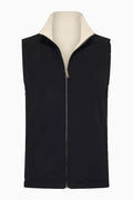 Wendegilet Herren – Onyx Black & Soft Sand