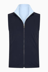 Wendbare Steppweste Herren - Marineblau & Himmelblau