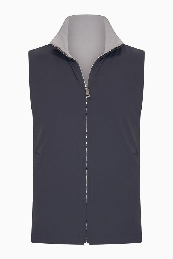 Wendegilet Herren – Graphite Grey & Stone Grey