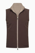 Wendegilet Herren – Rich Espresso & Desert Taupe