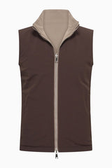 Wendegilet Herren – Rich Espresso & Desert Taupe