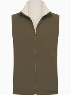 Wendegilet Herren – Olive Grove & Soft Sand