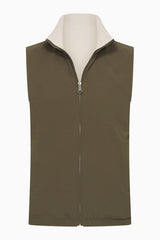 Wendegilet Herren – Olive Grove & Soft Sand