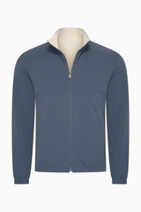 Wendejacke Herren – Steel Blue & Soft Sand