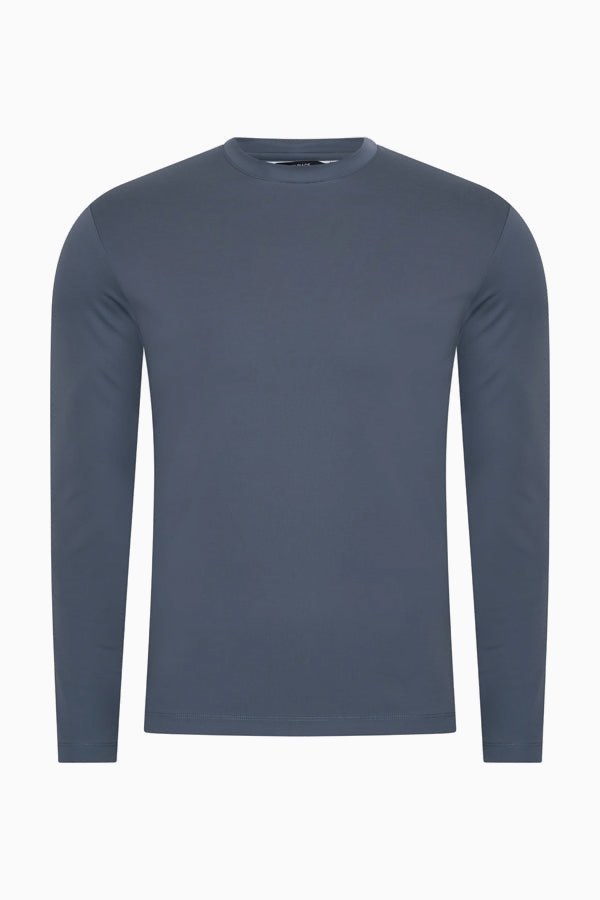 Outfit-Set Herren – Steel Blue & Soft Sand (mit Longsleeve)