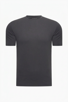 T-Shirt Herren Baumwolle Rundhals Kurzarm Graphite Grey