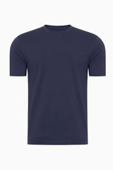 T-Shirt Herren Baumwolle Rundhals Kurzarm Deep Navy